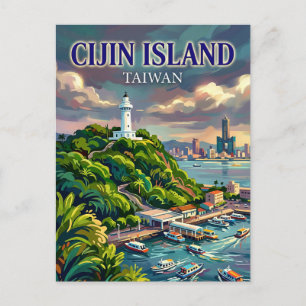 Cijin Island Taiwan Vykort