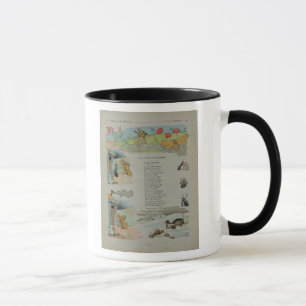 Cikadan och myran från fablarna mugg