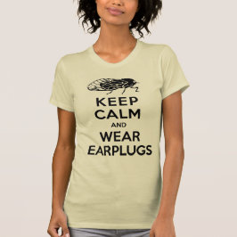 CIKADOR är här! Lugna behålla och bäraEarplugs T-shirt