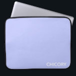 Cikoriablommblåblå färg namn laptop fodral<br><div class="desc">Cikoriablommblåblå färg namn</div>