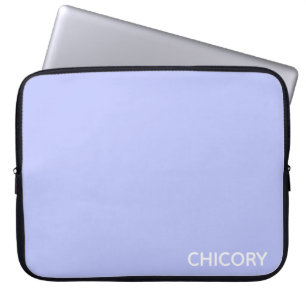 Cikoriablommblåblå färg namn laptop fodral