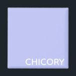 Cikoriablommblåblå färg namn magnet<br><div class="desc">Cikoriablommblåblå färg namn</div>