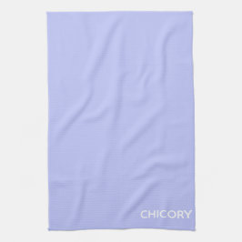 Cikoriarblåblått färg namn kökshandduk