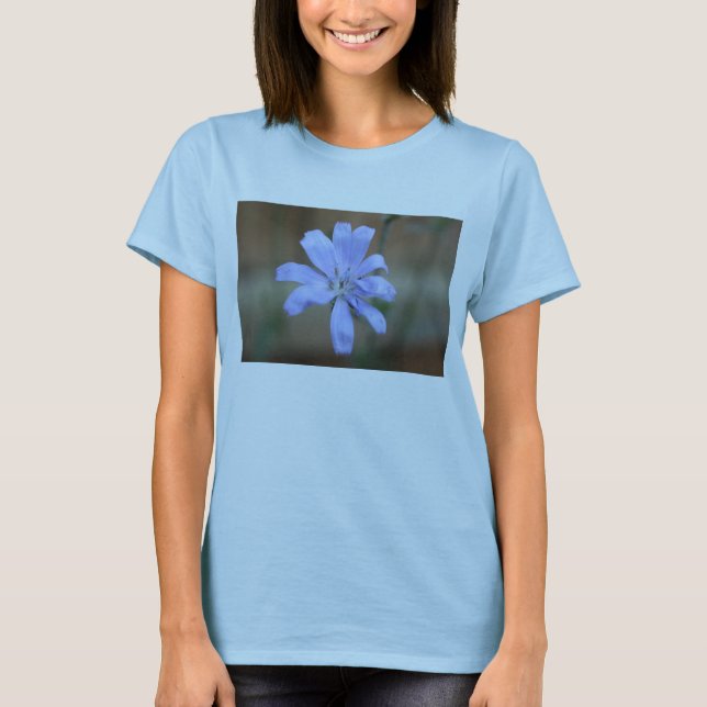 Cikoriarot (Cichorium intybus) Tee Shirt (Framsida)