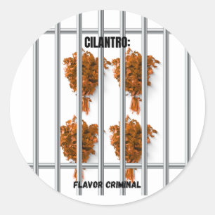 Cilantro: Flavor Criminal - LUNT Anti-Cilantro Runt Klistermärke