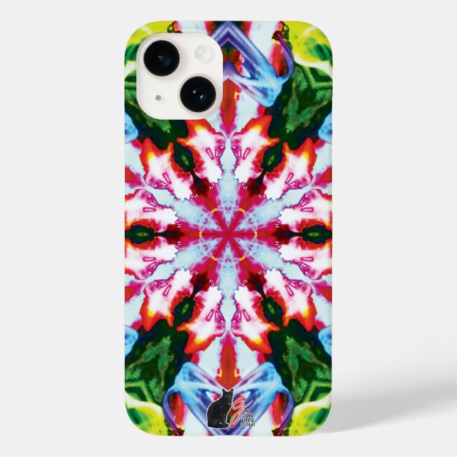 Cilantro Kaleidoscope iphone case (Baksida)
