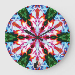 Cilantro Kaleidoscope Stor Klocka