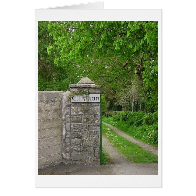 Cill Ghrian Hälsningskort (Framsidan)