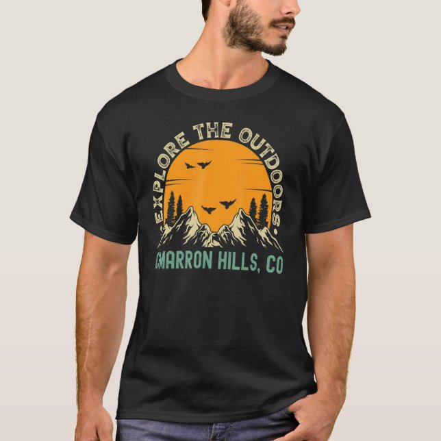 Cimarron Backe Colorado utforska utomhus T Shirt (Framsida)