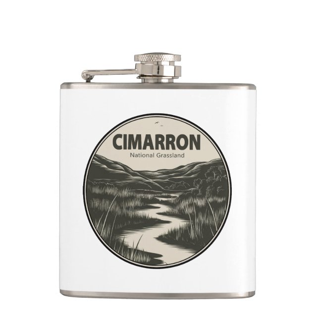 Cimarron National Grassland Kansas vattendrag Fickplunta (Framsidan)