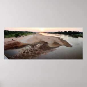 Cimarron River Sunset, juni 2012 - I Poster