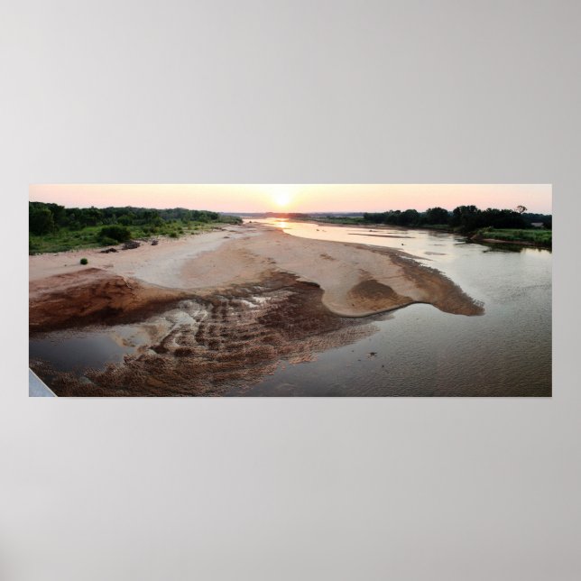 Cimarron River Sunset, juni 2012 - I Poster (Framsidan)
