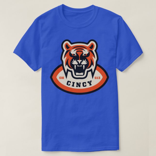 Cin Bengals Merch T Shirt (Design framsida)