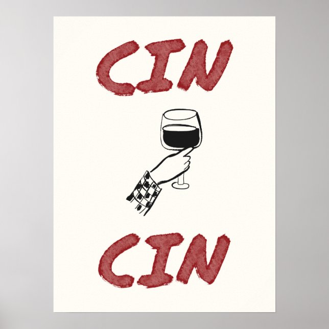 Cin Cin Poster (Framsidan)