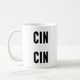 Cin Cin Typography Kaffemugg