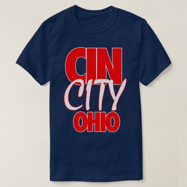 Cin City Ohio 2 T Shirt (Design framsida)