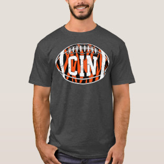 CIN Stripe Retro White T Shirt