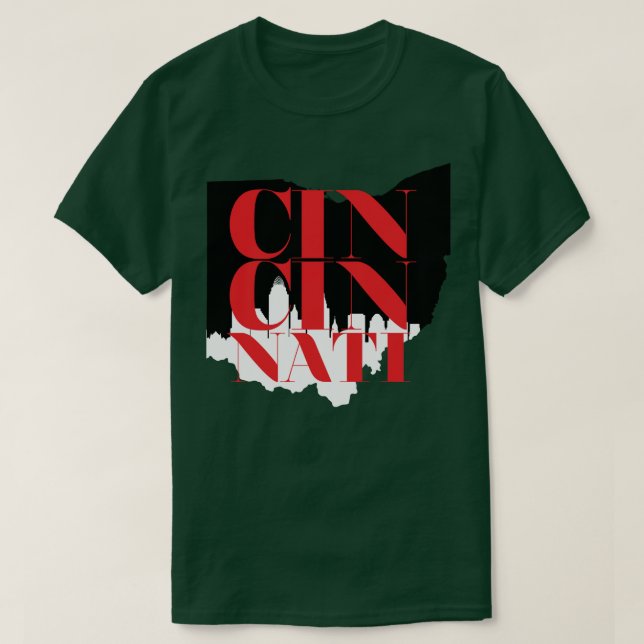 Cincinnati 15 t shirt (Design framsida)
