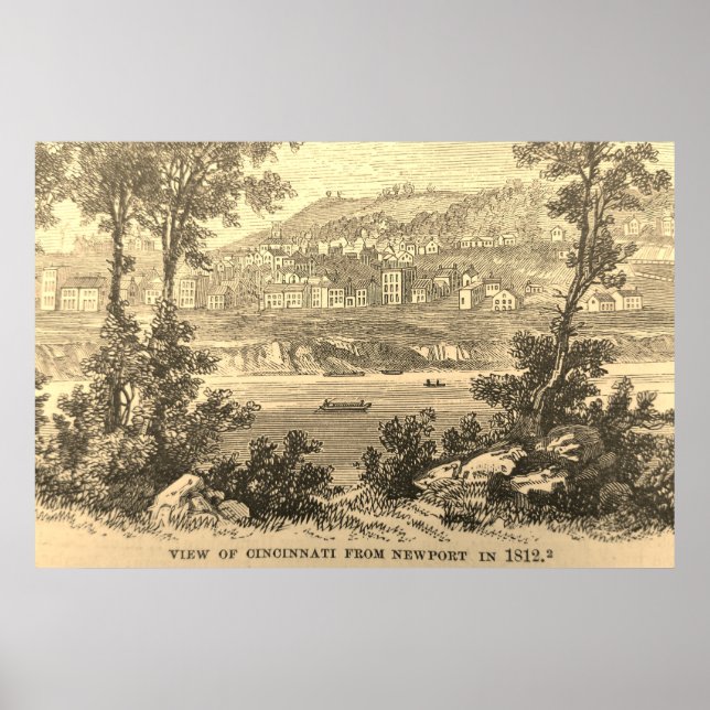 Cincinnati 1812 poster (Framsidan)