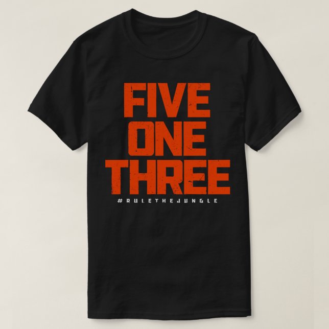 Cincinnati 5 t shirt (Design framsida)