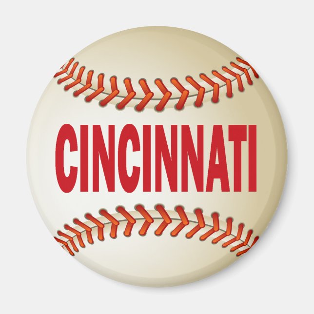 CINCINNATI BASEBALL MAGNET (Framsidan)