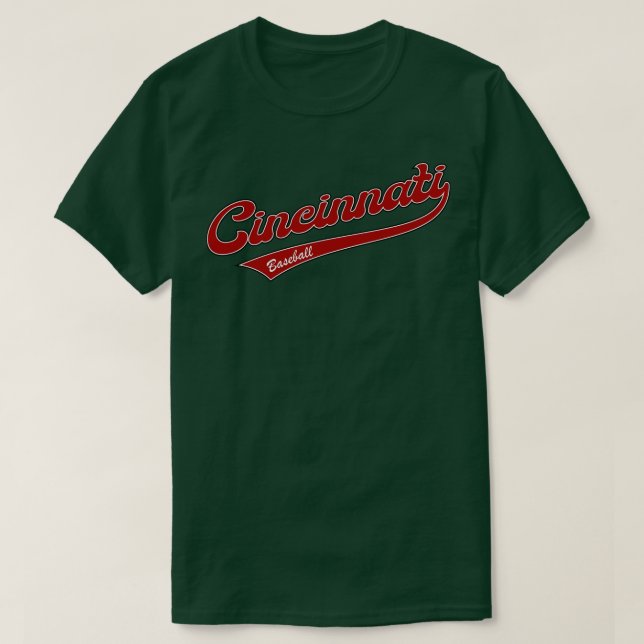Cincinnati Baseball T Shirt (Design framsida)