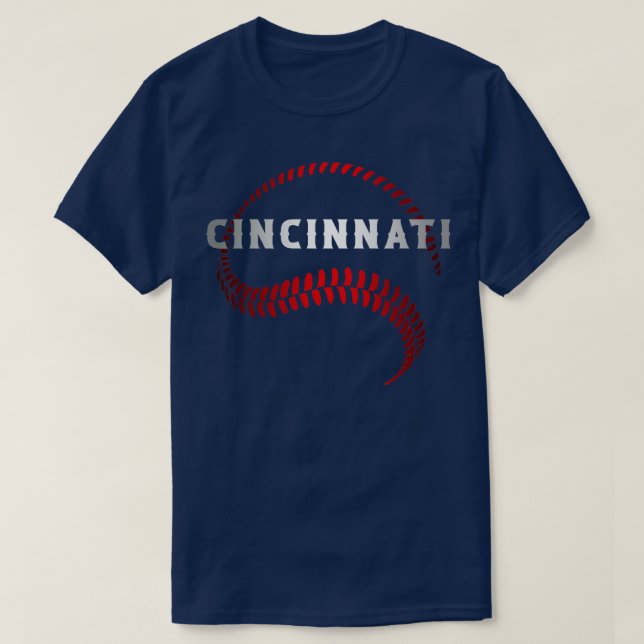 Cincinnati Baseball T Shirt (Design framsida)