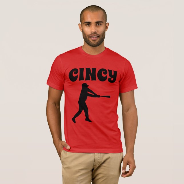 Cincinnati baseboll t-shirts (Hel framsida)