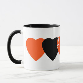 Cincinnati Bengals Football Heart Design Mugg
