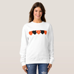 Cincinnati Bengals Heart Football T Shirt