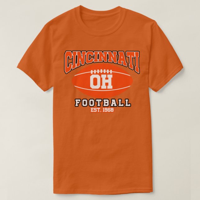 Cincinnati Bengals TShirtCincinnati Team T Shirt (Design framsida)