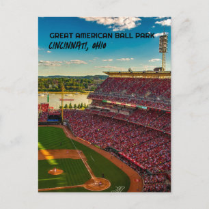 CINCINNATI BOLL PARK STADIUM POSTCARDS VYKORT