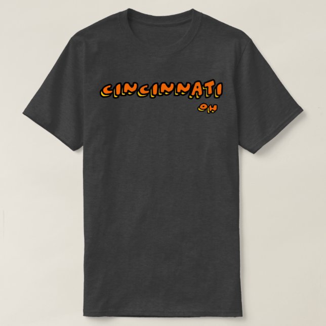 Cincinnati Bubble T Shirt (Design framsida)