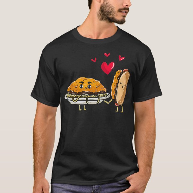 CINCINNATI CHILI 3 Way Cincinnati Stil Chili T Shirt (Framsida)