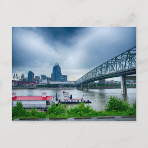 Cincinnati City i Ohio Vykort