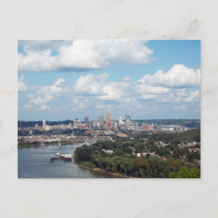 Cincinnati Cityscape Vykort