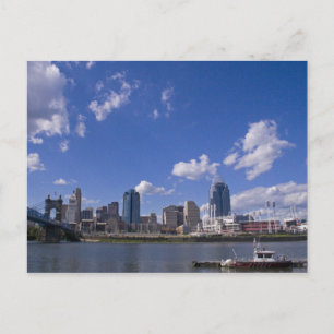 Cincinnati Cityscape-vykort Vykort