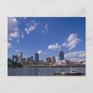 Cincinnati Cityscape-vykort Vykort