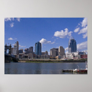 Cincinnati Cityscapeaffisch Poster