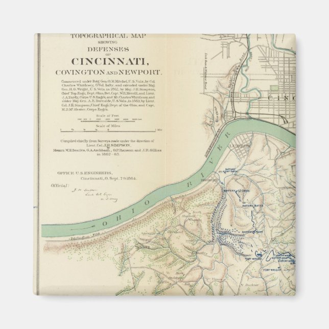 Cincinnati, Covington, Newport Magnet (Framsidan)