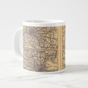 Cincinnati, Detroit, Indianapolis Jumbo Mugg