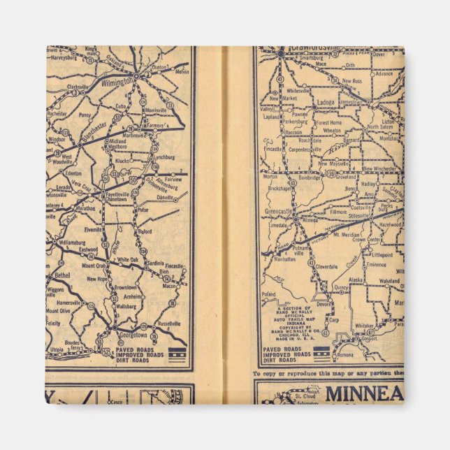 Cincinnati, Detroit, Indianapolis Magnet (Framsidan)