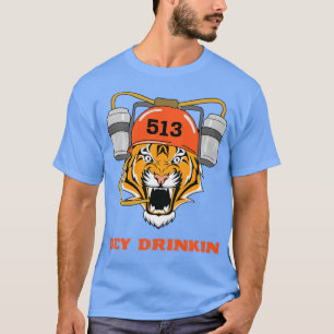 cincinnati dey drinkin bengal tiger t shirt