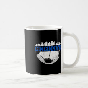 Cincinnati Fotboll Distressed Cincy nati  Kaffemugg