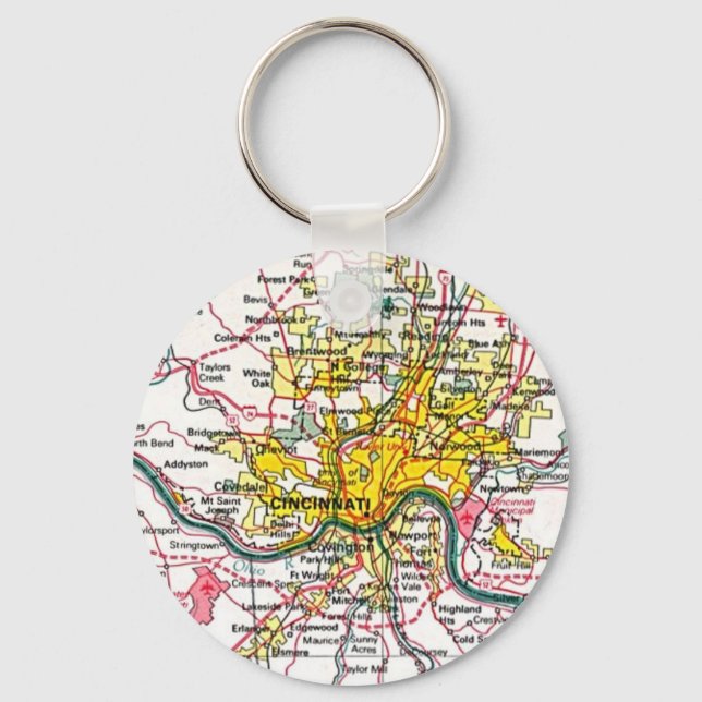 Cincinnati Keychain Nyckelring (Framsida)
