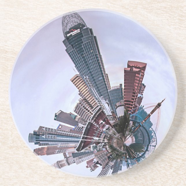 Cincinnati med en snurrande! underlägg sandsten (Framsidan)