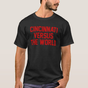 Cincinnati mot World Red Block Brev T Shirt