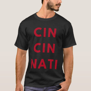 Cincinnati OH Fläkt Cin Cin Nati T Shirt