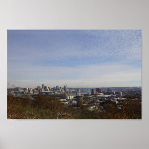 Cincinnati, OH och Northern Kentucky Poster