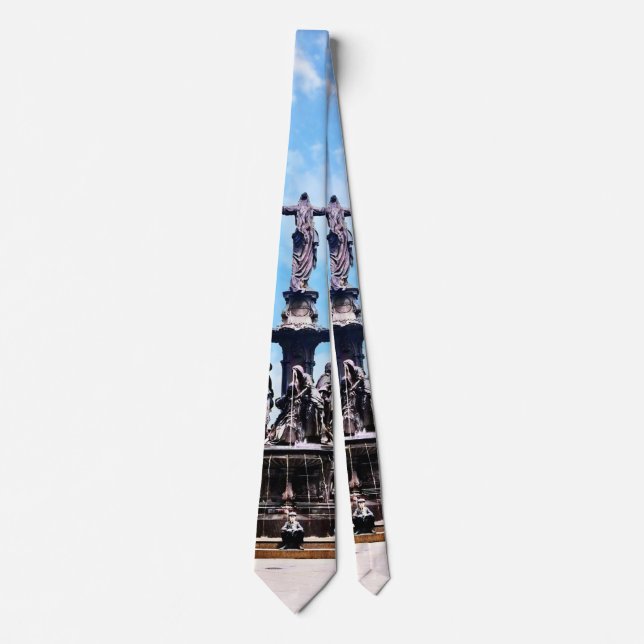 Cincinnati OH - Tyler-Davidson-fontänen c1906 Slips (Framsida)